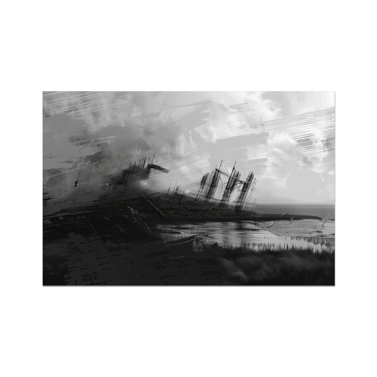 Tide remains 2 Hahnemühle Photo Rag Print