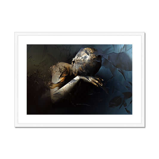 Cry Framed & Mounted Print