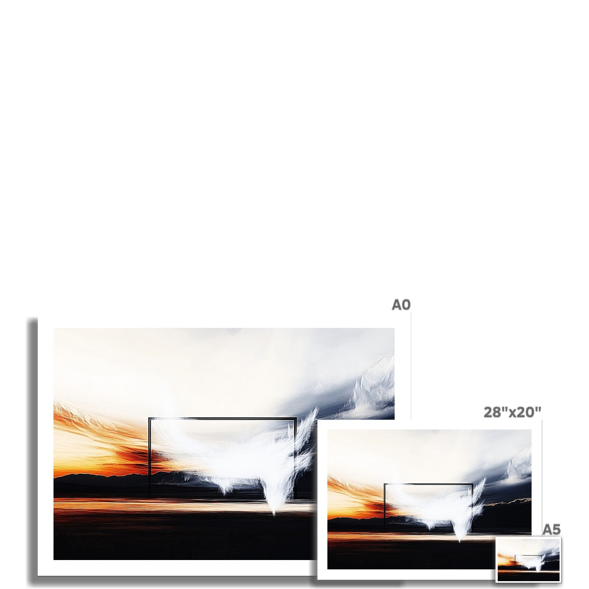 Heavens Landscapes Hahnemühle German Etching Print