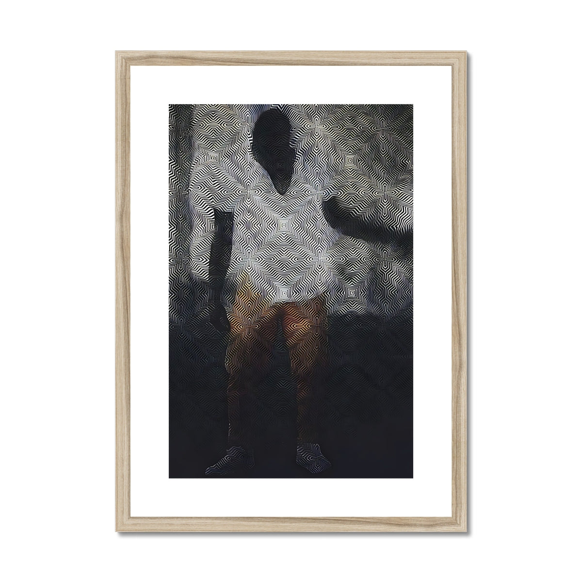 Breake dancer Framed & Mounted Print