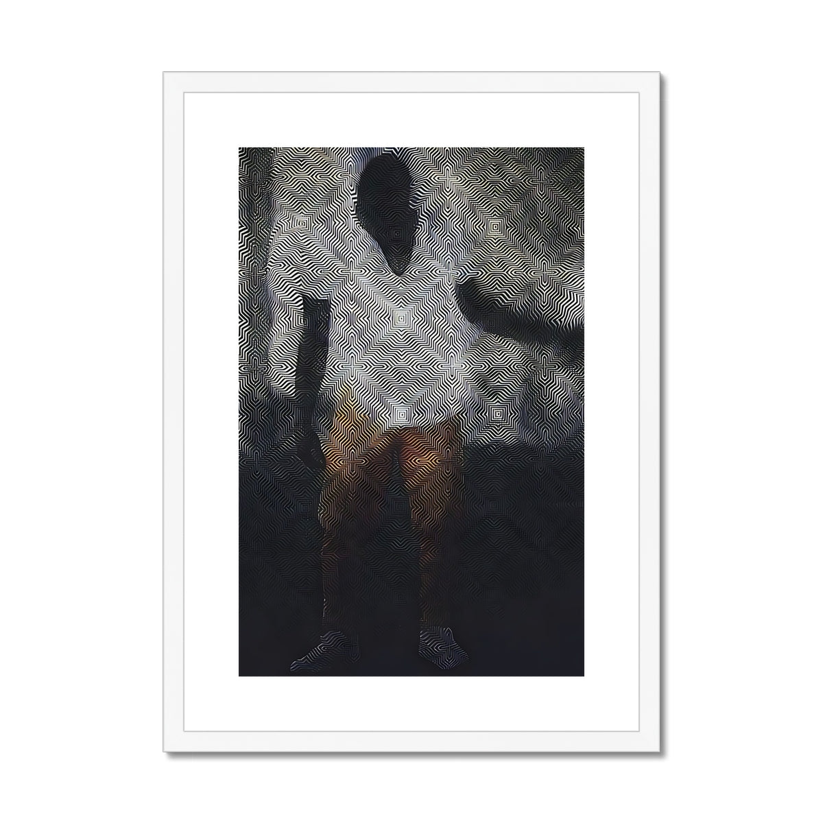 Breake dancer Framed & Mounted Print