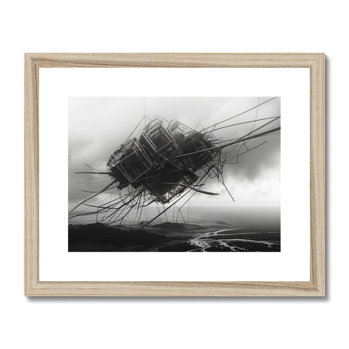 Tide Remains Framed & Mounted Print