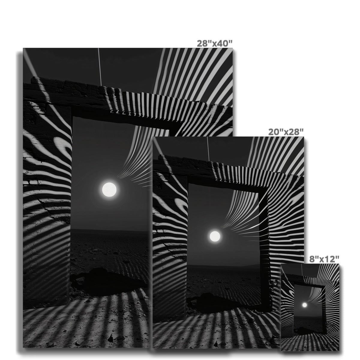 Moonlight shadows Canvas