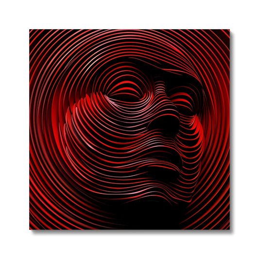 Red Intaglio 01 Canvas