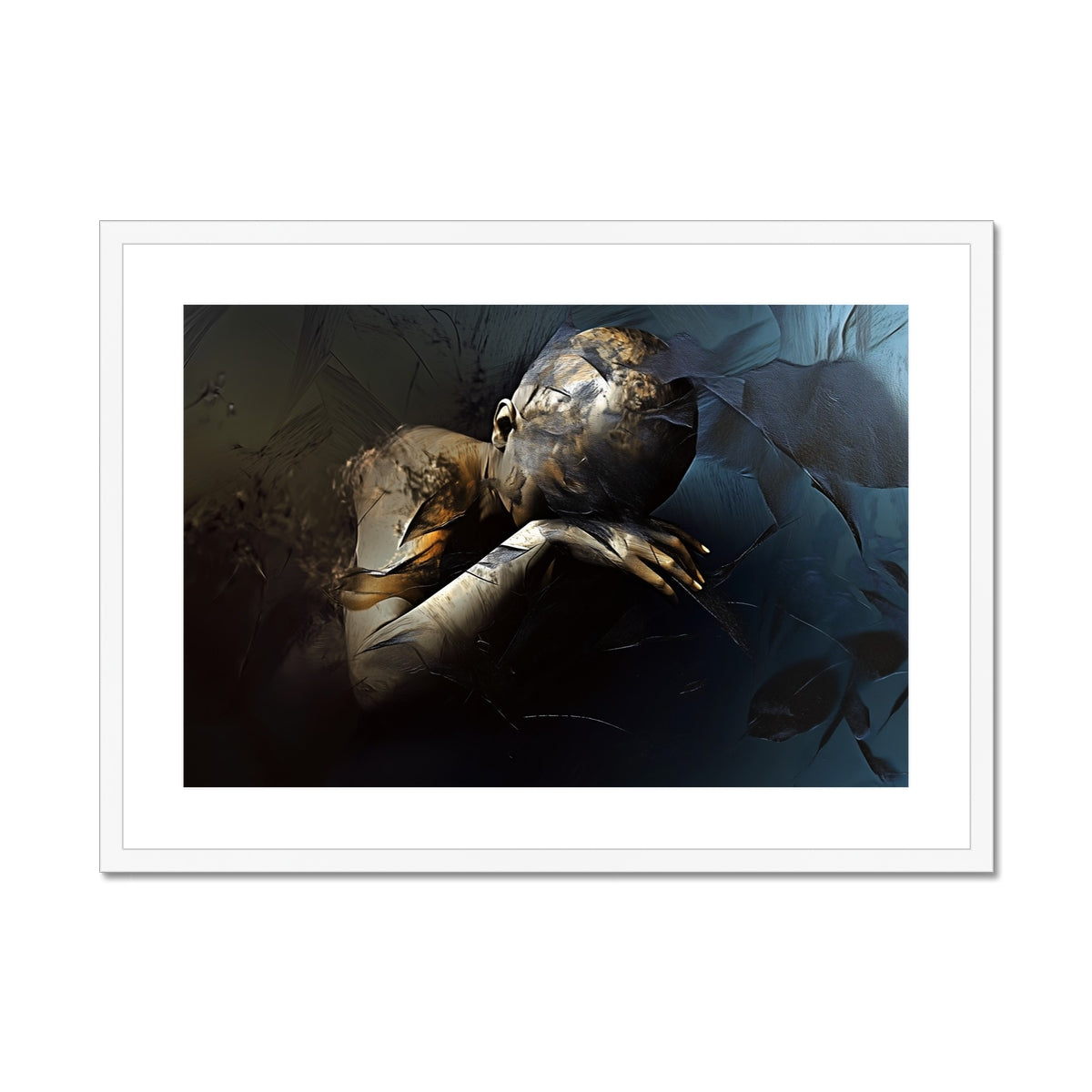 Cry Framed & Mounted Print