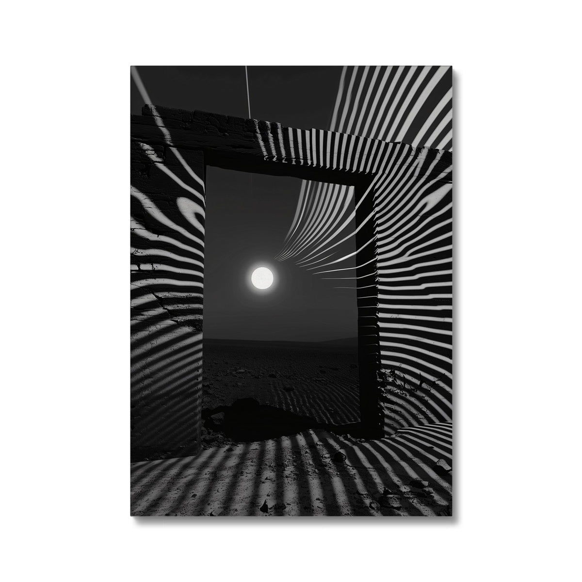 Moonlight shadows Canvas