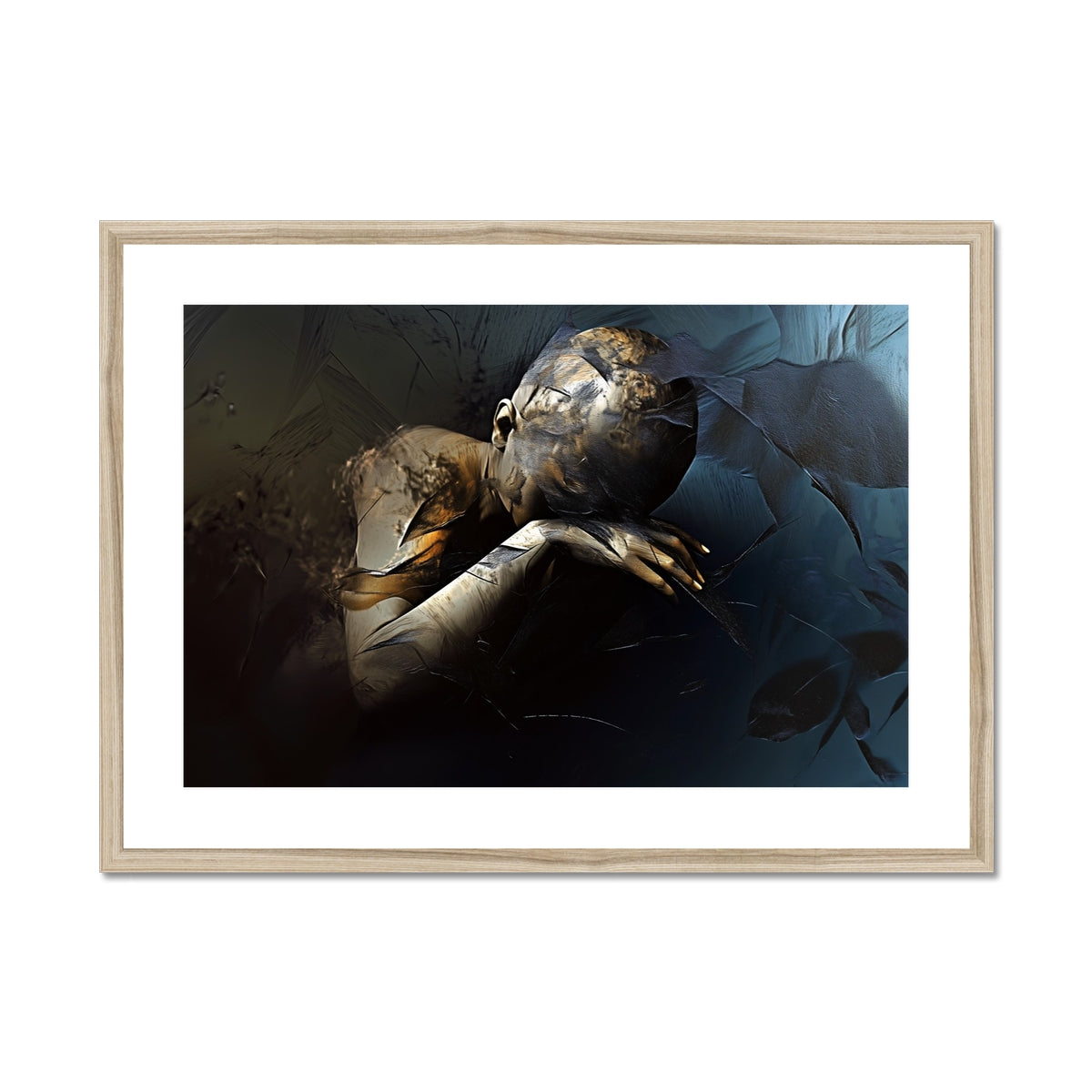 Cry Framed & Mounted Print