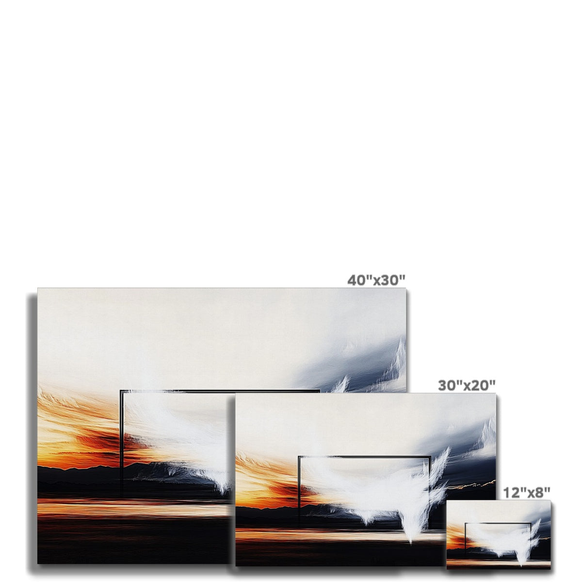 Heavens Landscapes Canvas