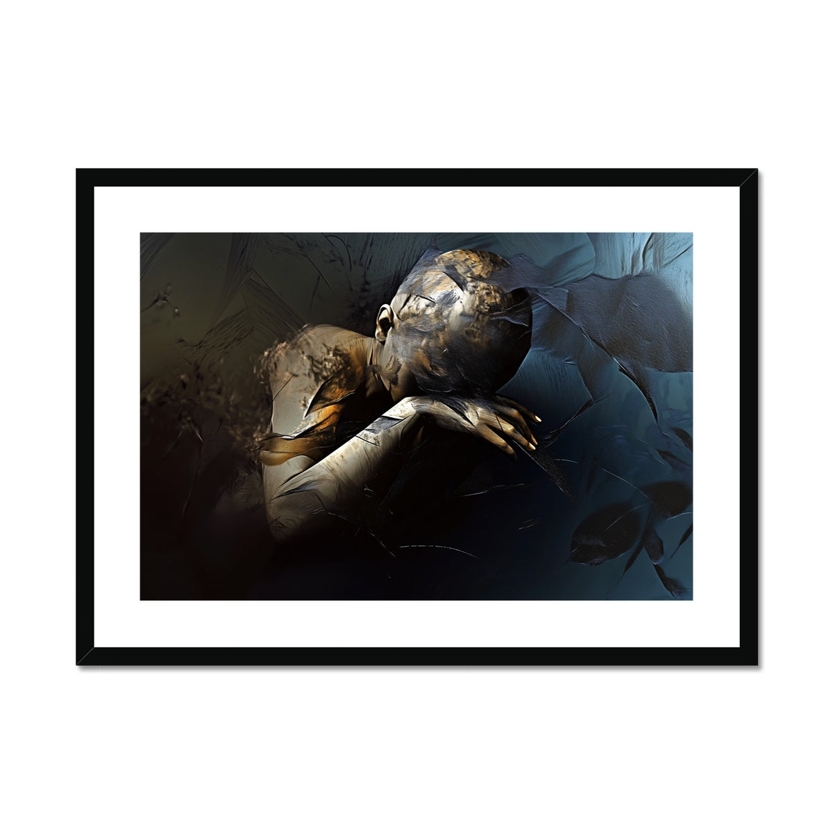 Cry Framed & Mounted Print