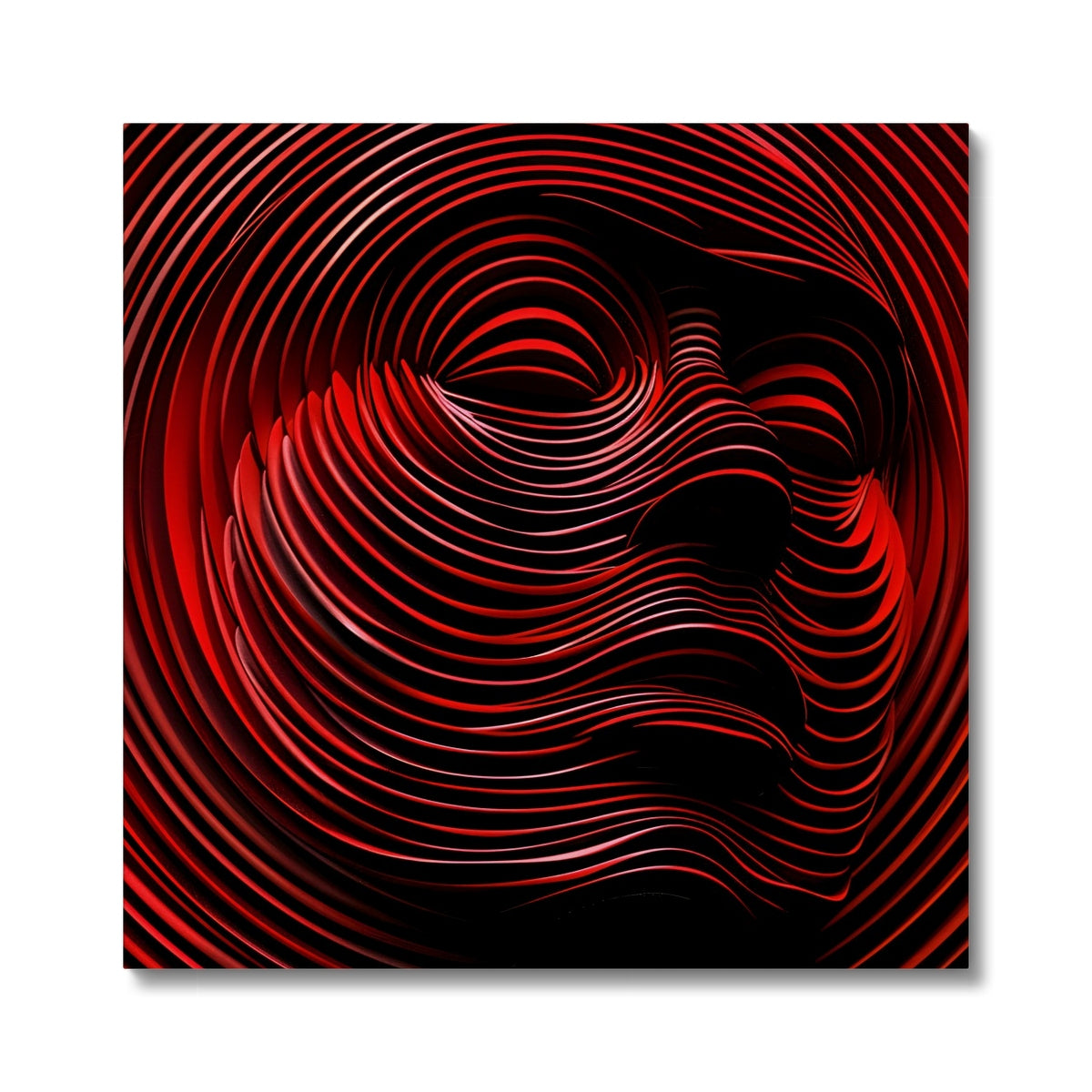 Red Intaglio 01 Canvas