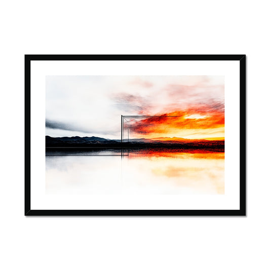 Horizon front Framed & Mounted Print