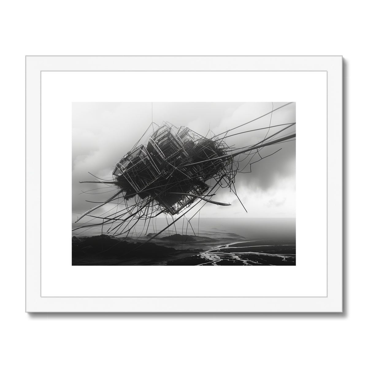 Tide Remains Framed & Mounted Print