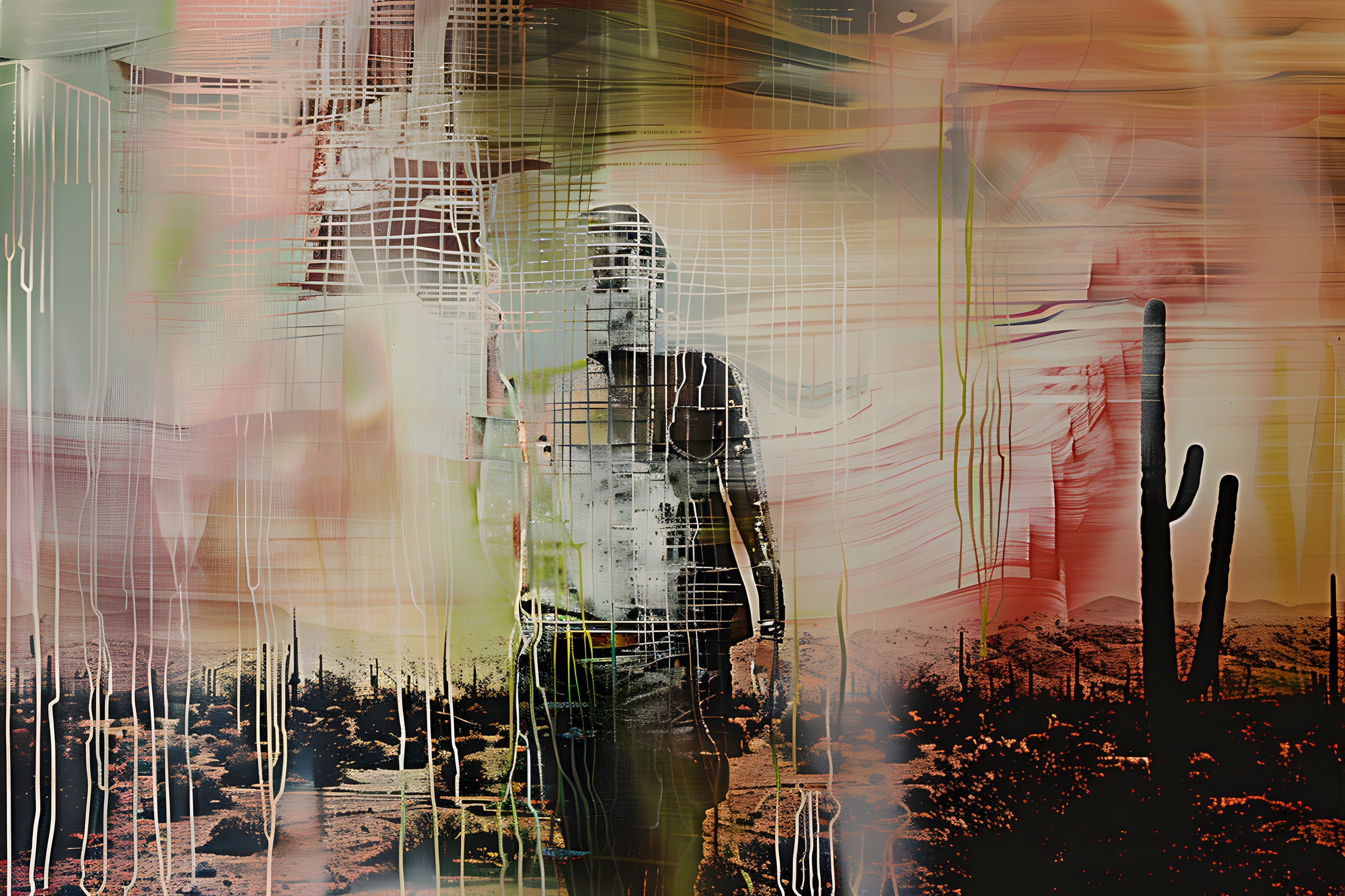 Migrants · Permanencia, obra digital de Fausto Cantú