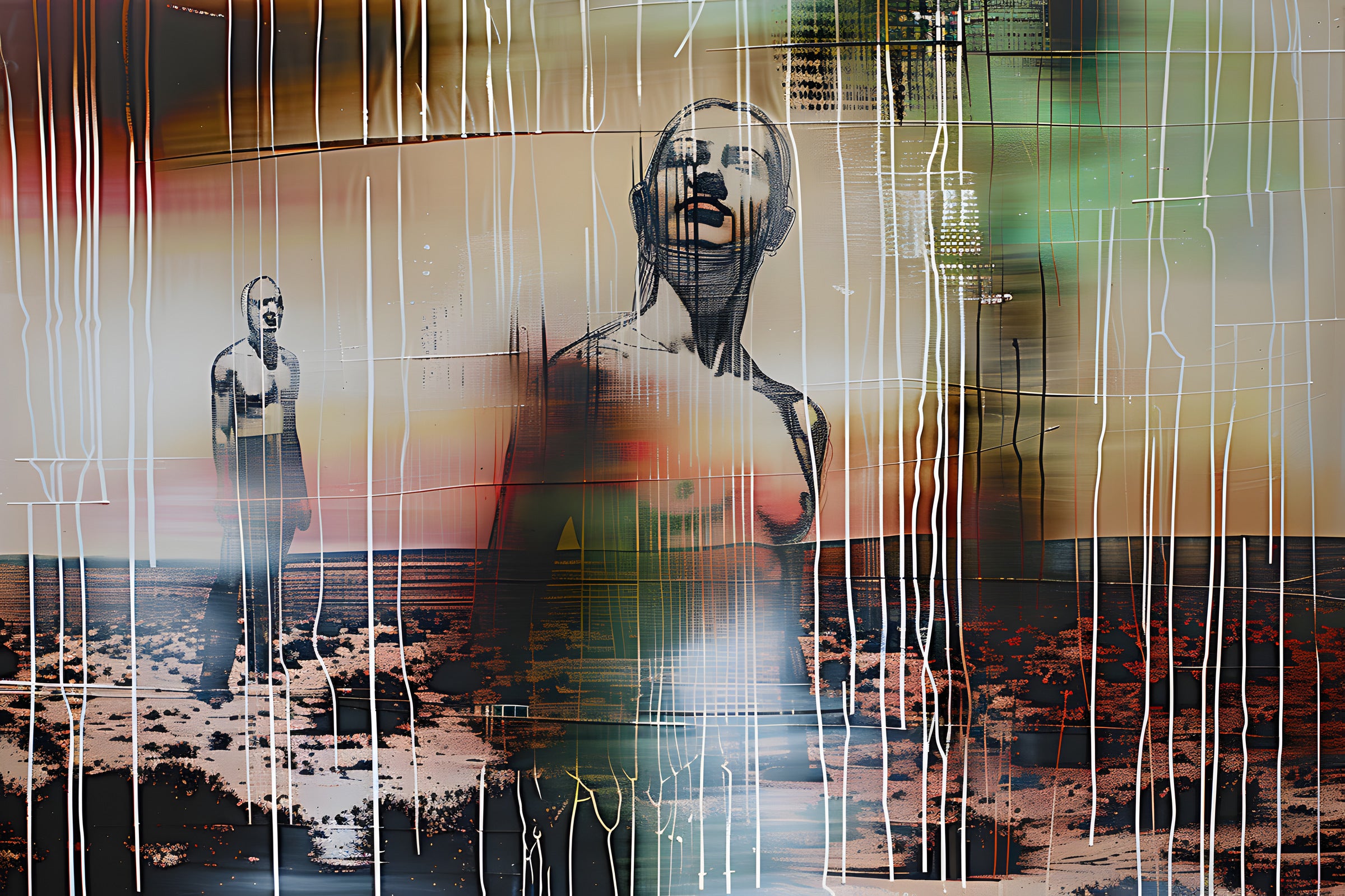 Migrants · Presencia, obra digital de Fausto Cantú