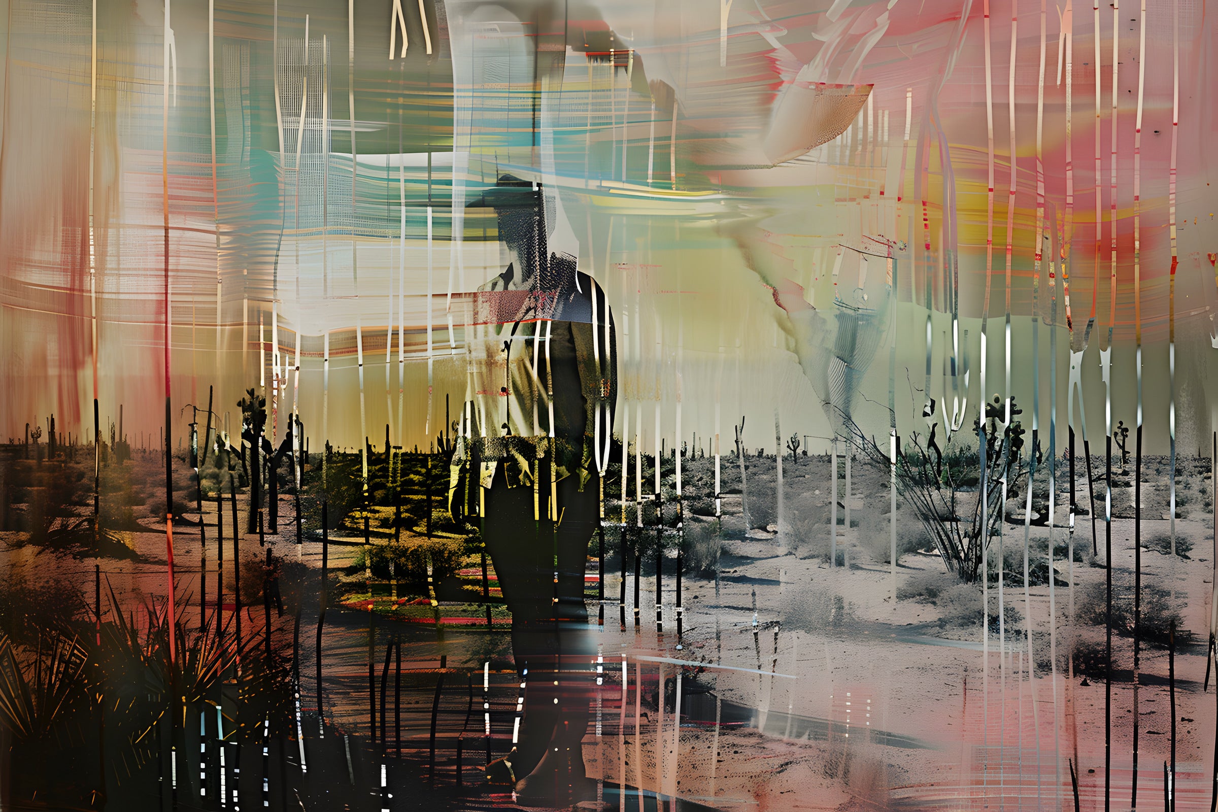 Migrants · Travesía, obra digital de Fausto Cantú