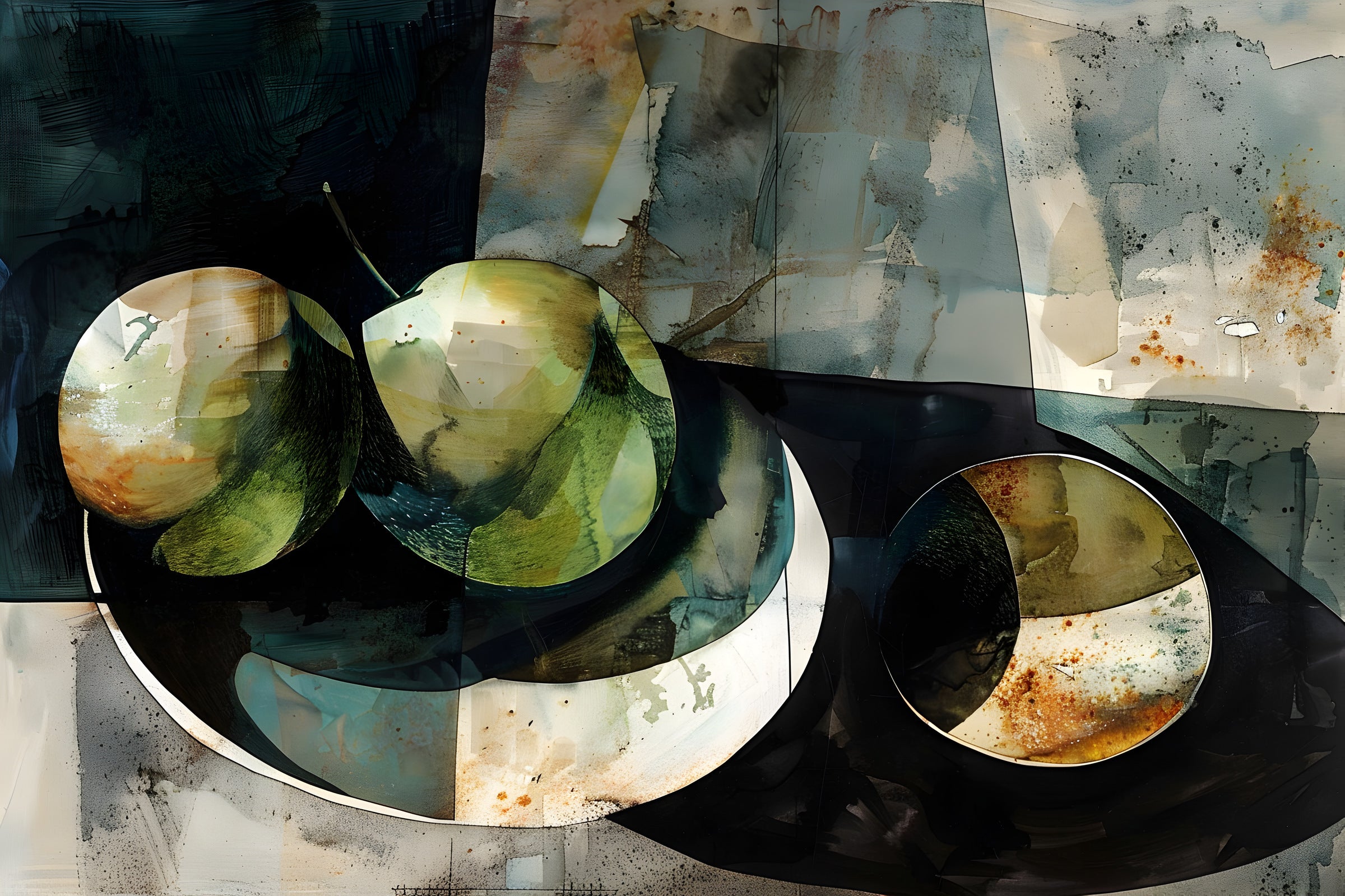 Contrapesos, obra digital de Fausto Cantú