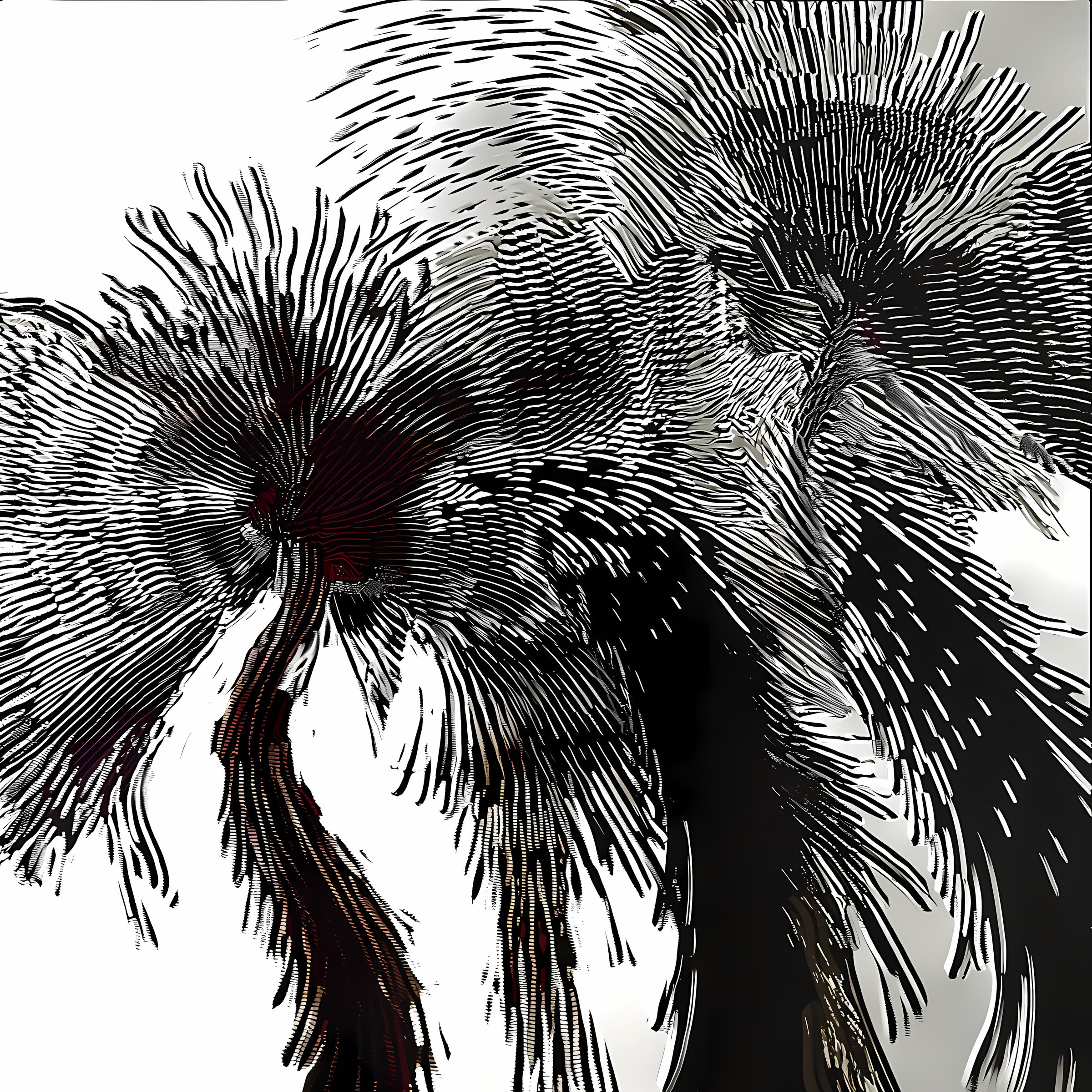 Palmas · Pulso, obra digital de Fausto Cantú
