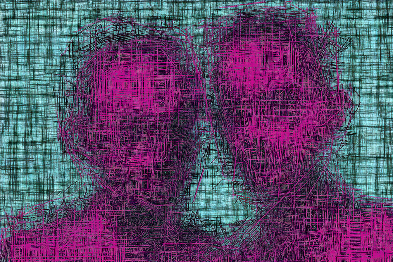 Afinidades II, obra digital de Fausto Cantú