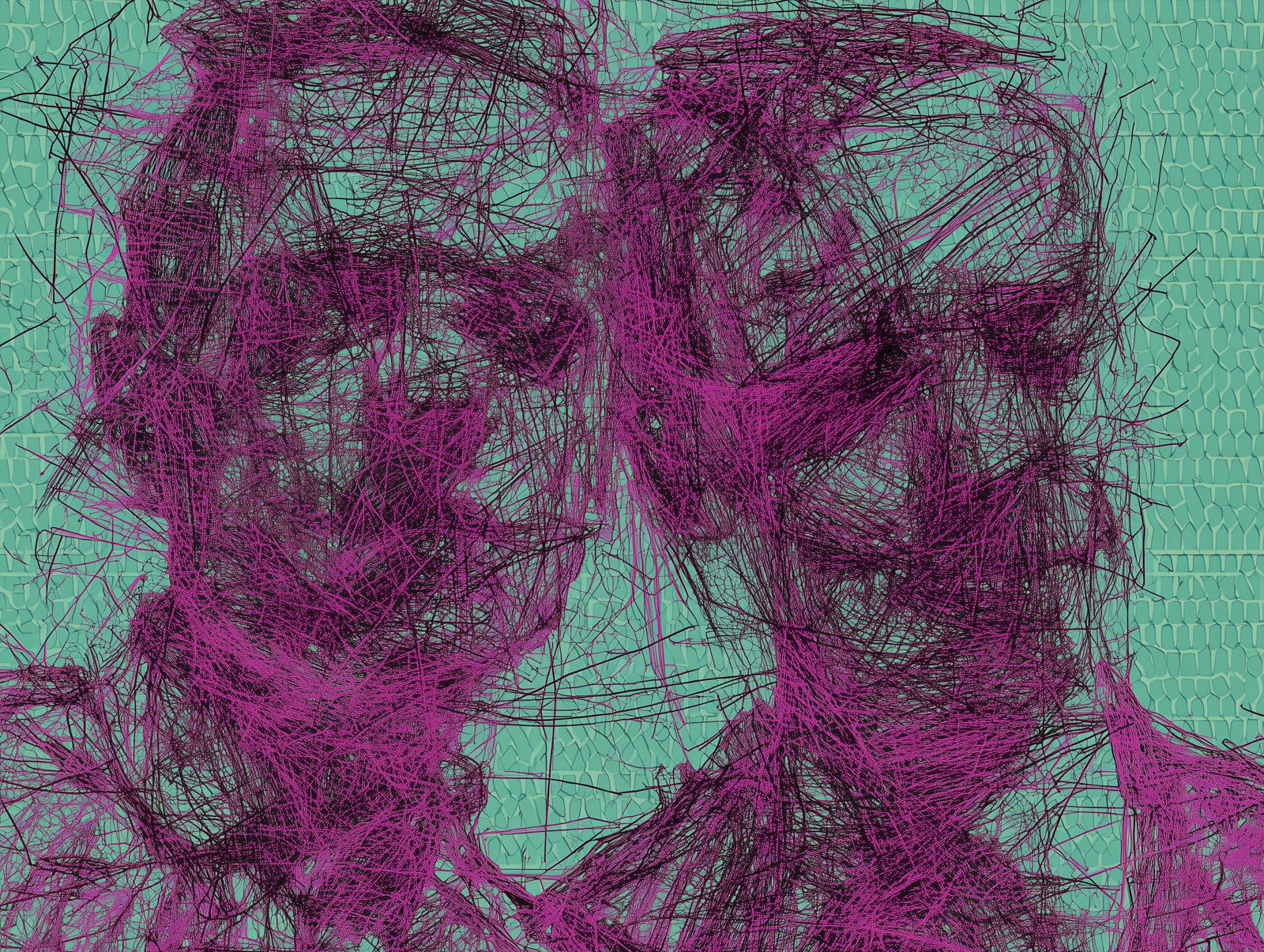 Afinidades III, obra digital de Fausto Cantú
