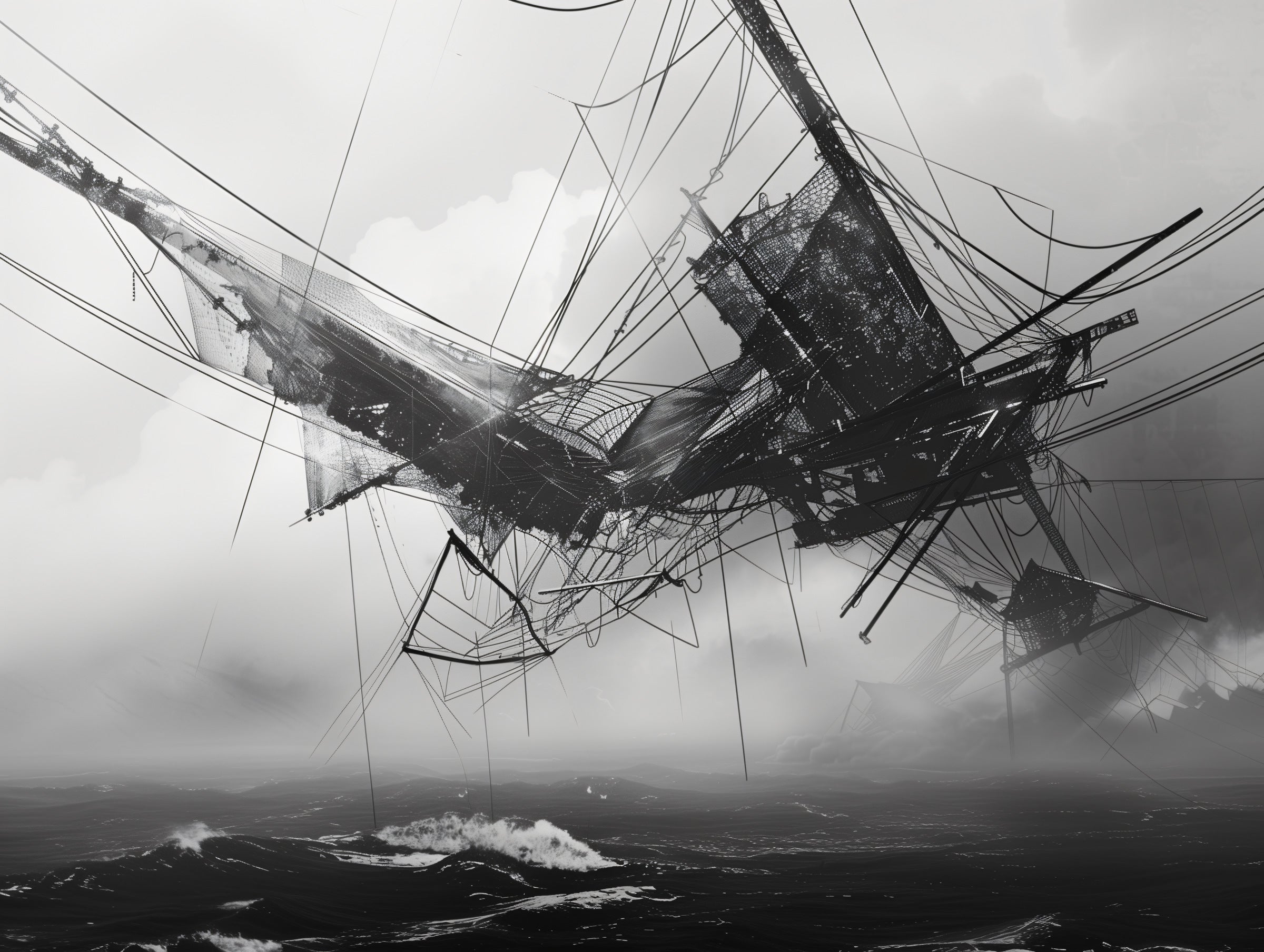 Vestigios · Trama, obra digital de Fausto Cantú